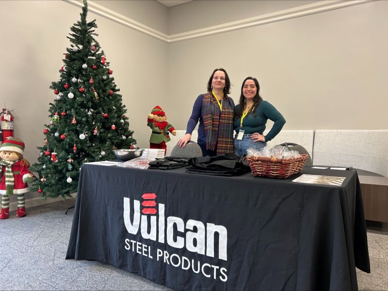 Vulcan Steel Products Sales Team Takes Over Hometown Christmas!